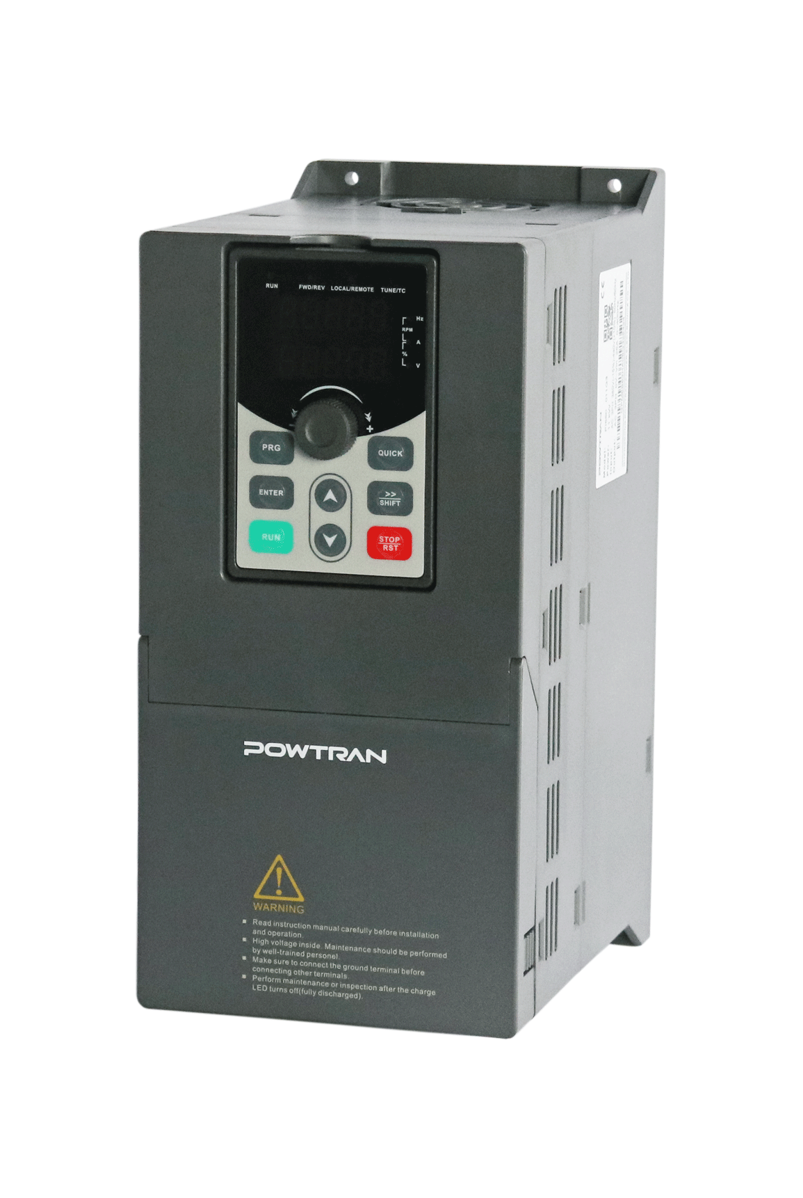 POWTRAN PI550-004G3 4kW VFD – 380V–440V Three Phase Input to Three Phase Output Variable Frequency Drive