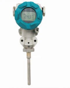 LFW20 Armored Temperature Transmitter with Display – 4–20 mA, ±0.25 % FS, 0–100 °C, G1/2, 300 mm Probe