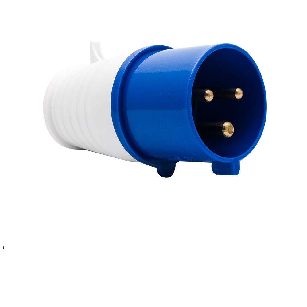 3-Pin 32A Industrial Plug – IP44 Rated | Heavy-Duty Splash-Proof Power Connector