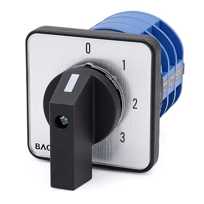 LW26-63A Rotary Cam Changeover Switch – 4-Position (0-1-2-3), 63 A, Up to 440 V AC