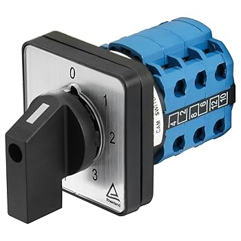 LW26-100A Rotary Cam Changeover Switch – 4-Position (0-1-2-3), 100 A, Up to 440 V AC