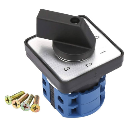 LW26-40A Rotary Cam Changeover Switch – 4-Position (0-1-2-3), 40 A, up to 440V AC