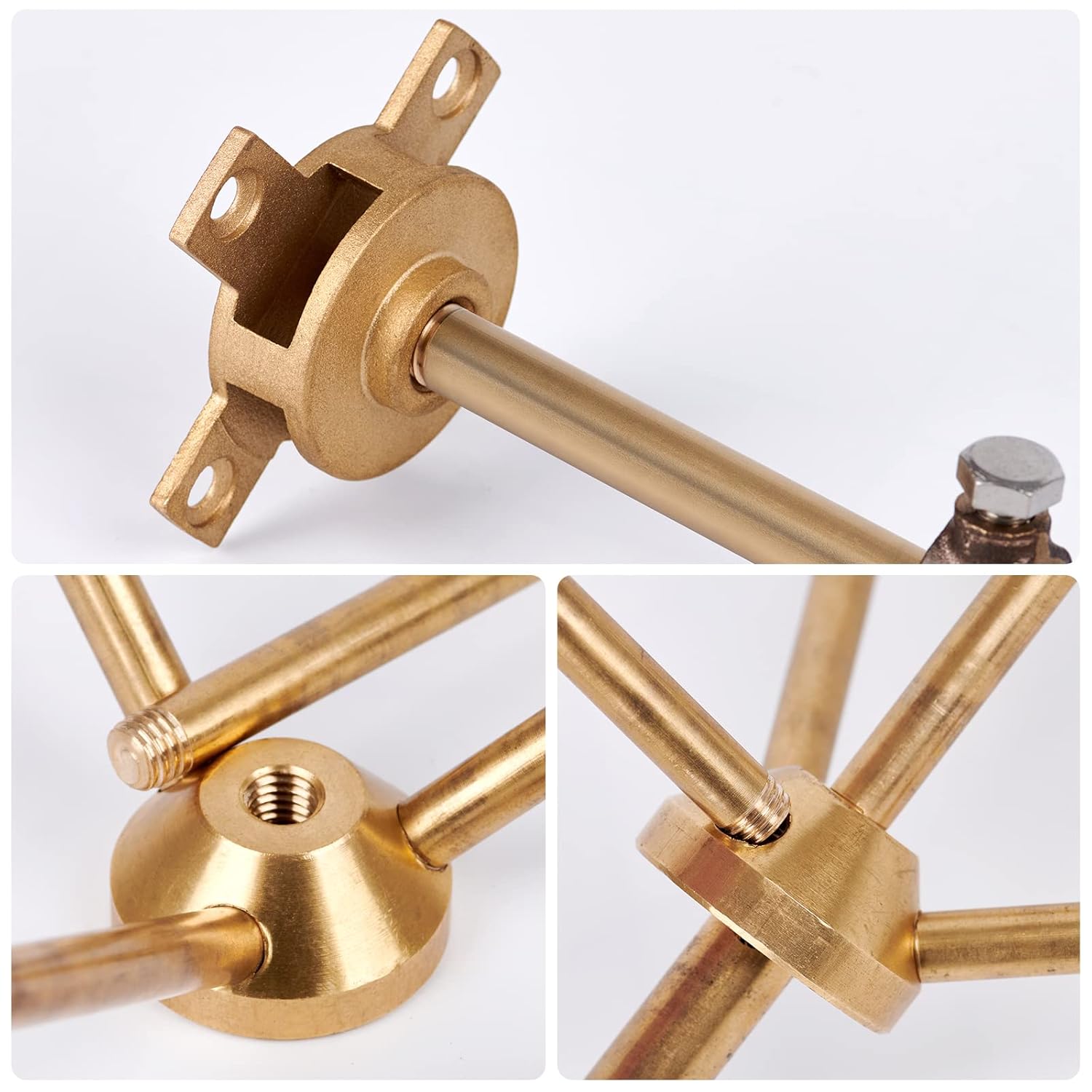Copper Lightning Rod Air Terminal – ½″ × 1 m (Pointed Tip)