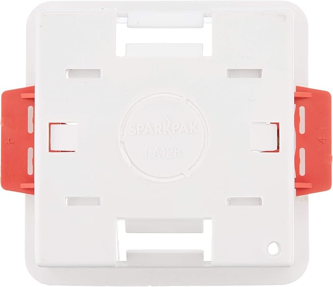 Plastic Recessed Electrical Conduit Box 3″×6″×38 mm – Ideal for Plasterboard / Drywall Mounting