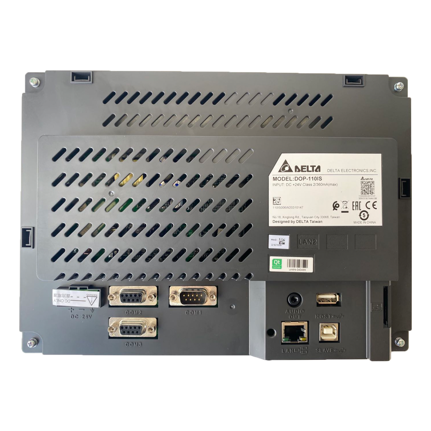 Delta DOP-107DV – 7" HMI Touchscreen (DOP-100 Series)