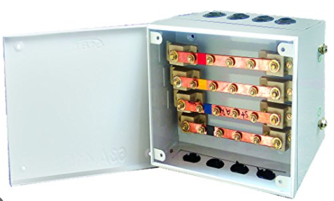 200 A Copper Busbar Chamber (3-Phase + Neutral) – High-Current Distribution Enclosure