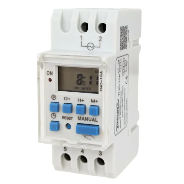 Programmable Timer, Digital Timer, TM919A-3 24V DC 16A LCD 7 Days Programmable Digital Timer Switches