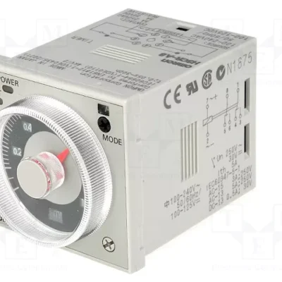 Timer Relay H3CR-A8 100-240VAC Timer, plug-in, 8-pin, 1/16DIN (48 x 48 mm), on/flicker-on/flicker-off/interval/one-shot-delay, 0.05s-300h, DPDT, 5 A