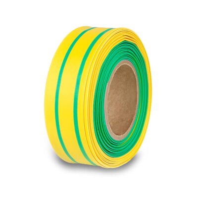 Heat Shrinkable Tubes Φ50 Yellow/Green 25M/ROLL