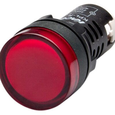 Pilot LED Lamp Round 24VDC 22mm – RED