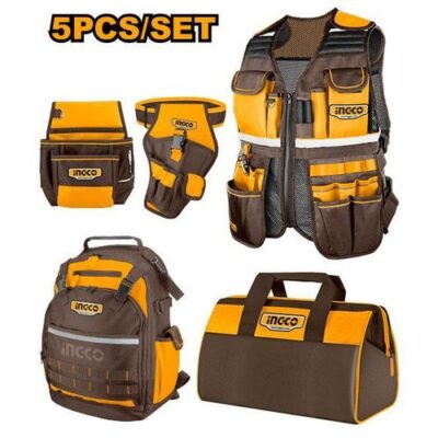 Ingco  – COS23090 5 Pieces Tool Bag Set