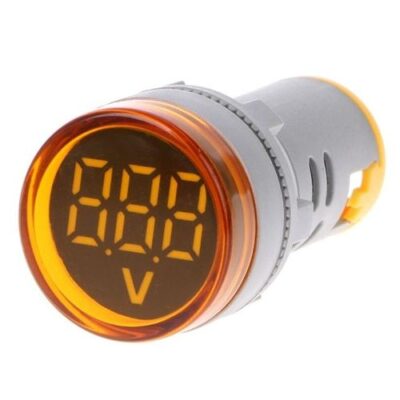 Pilot Lamp with Voltage Display Indicator Lamp YELLOW 24VDC