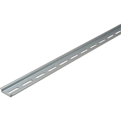 Slotted Steel DIN Rail – 2 meter Length