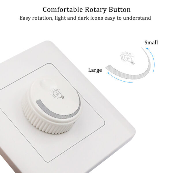 500W Fan Regulator Dimmer Switch - Image 3