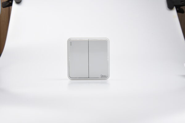 Midea 2 Gang 2 Way Switch - White - Image 3