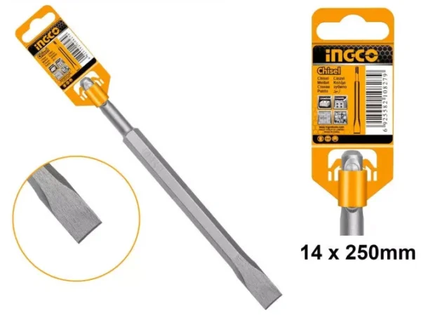 SDS Plus Chisel with Shovel 14 x 250 x 40mm DBC0122502