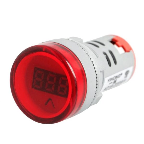 Pilot Lamp with Voltage Display Indicator Lamp RED 24VDC