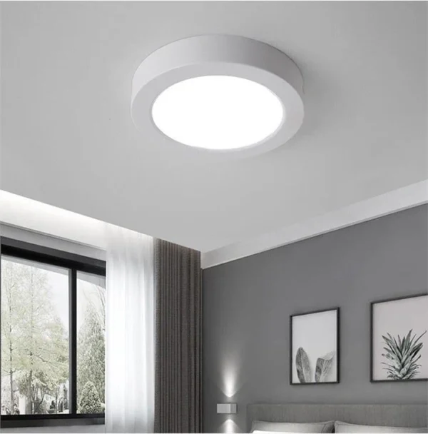 Midea 24W LED Round Surface Mount Panel Light Input Voltage – 220-240VAC ~50/60hz 6500K