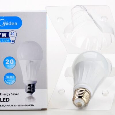 Midea 15W LED Bulb Input Voltage – 220-240VAC ~50/60hz 6500K B22