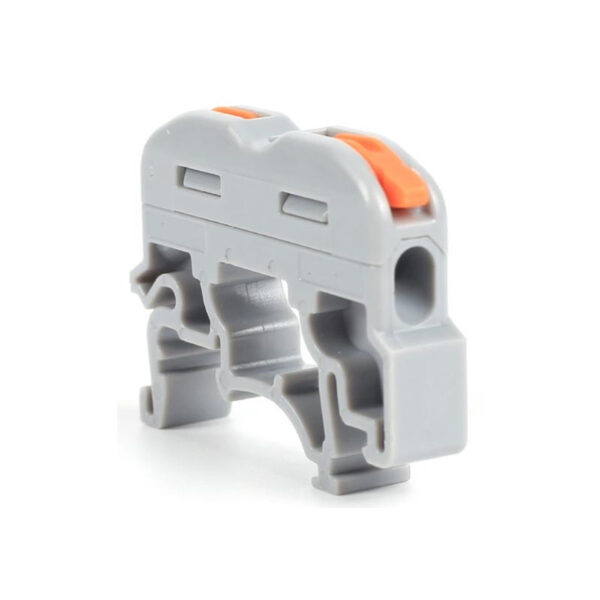 SPL1-215 0.08-2.5mm² 2 Pole (1-in 1-out) Wire Connector Terminal Block with Spring Lock Lever for Cable Connection - Image 6