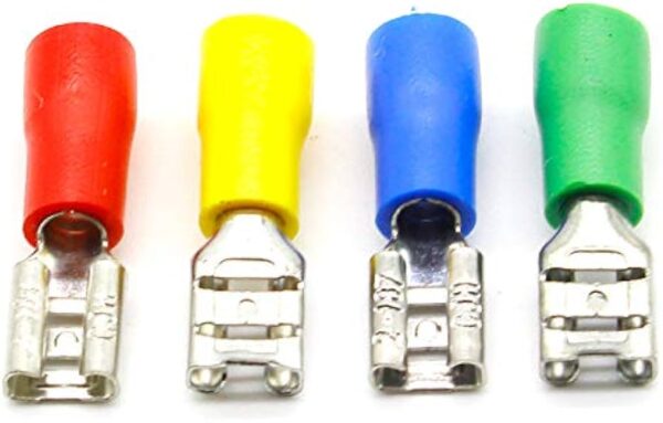 Insulated Push-in Spade Crimp Terminals