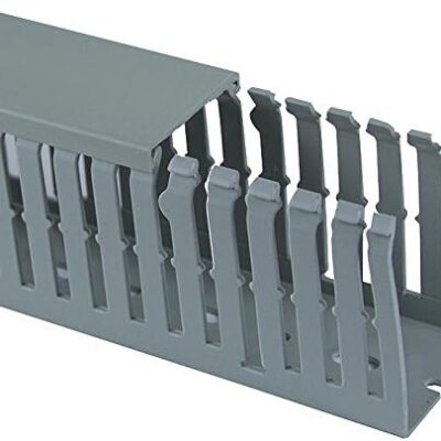 Electrical Panel Grey Slotted Trunking 80*80 2m/pc