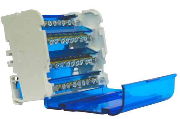 Four Level Din Rail Mount Bus Terminal Distribution Box