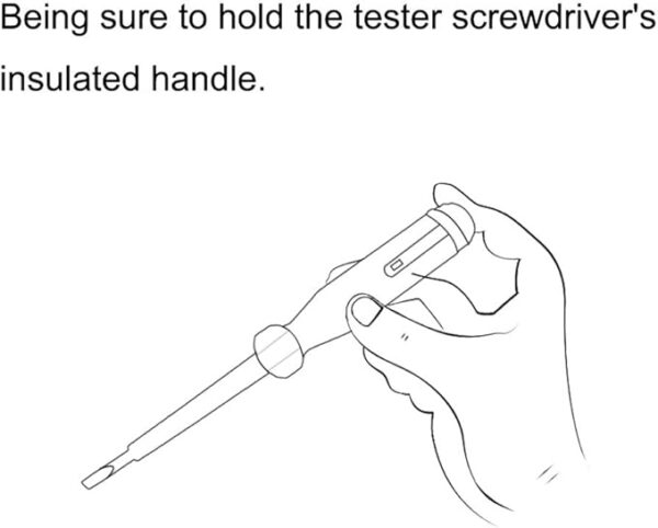 Tester AC 100-500V Screwdriver Type Tester