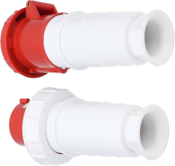 Industrial Plug & Socket Three Phase 63A 4 Pins – 3P+N IP67, Voltage : 380V – 420V - Image 6