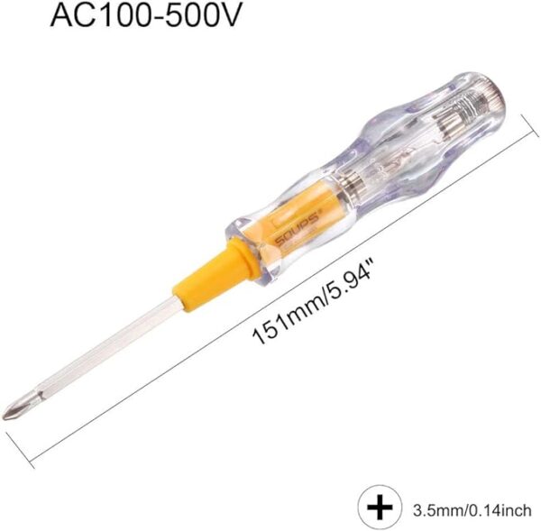 Tester AC 100-500V Screwdriver Type Tester