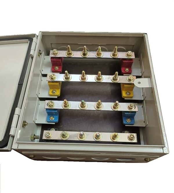 200A Three Phase 415V Busbar Chamber complete in Steel Enclosure and Pilot Indicator Lamps