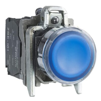 Push Button with Light – Illuminated Push Button Blue – 1NC1NO