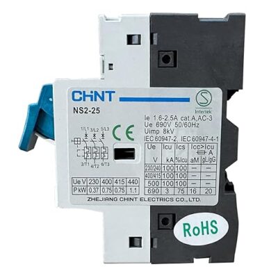 Chint NS2-25X 13-18A(R) Manual Motor Starter 13A to 18A