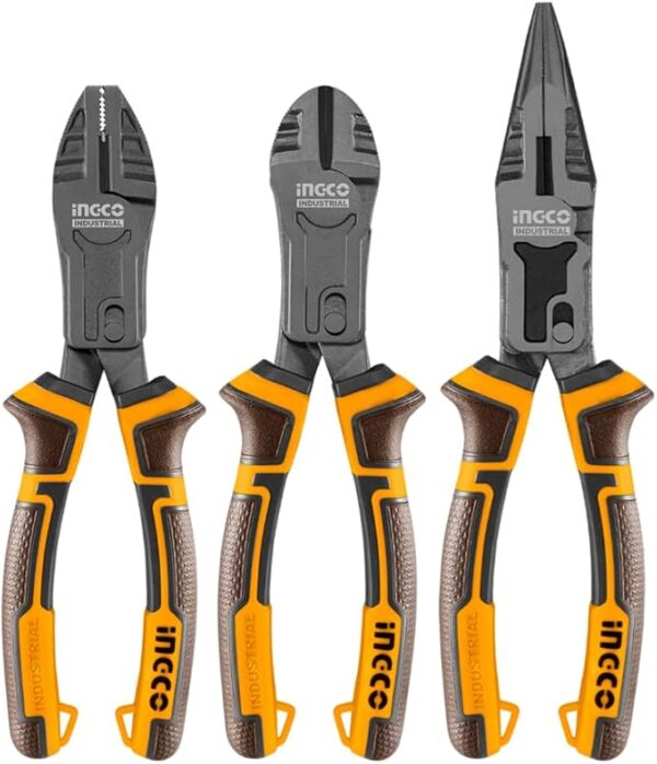 Ingco 3 pcs Compound Action Pliers set HKCPS5831