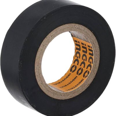 Ingco HPET1103 Heavy Duty PVC Insulating Tape, 9.15m – 10 Yards – Black