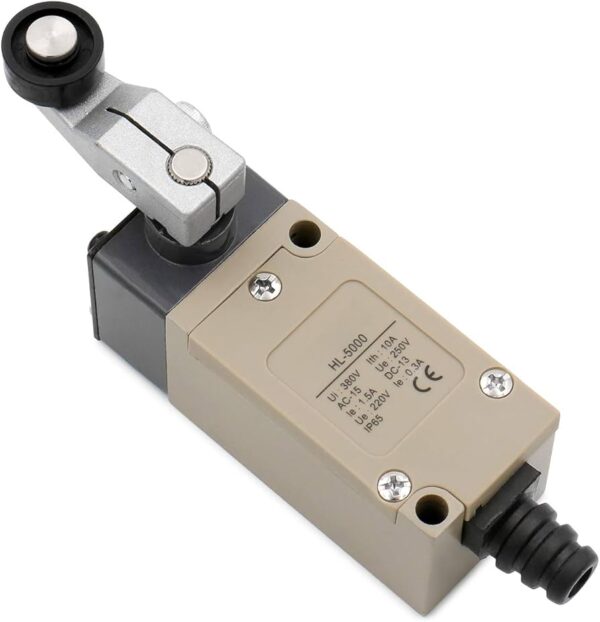 Omron HL-5000G Limit Switch General-purpose Limit Switch, Roller Lever, 1NO+1NC, 5A, IP65, With ground terminal/M5 tapping on the rear side - Image 4