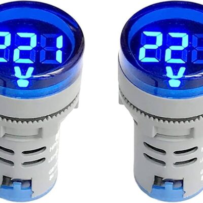 Pilot Lamp with Voltage Display Indicator Lamp BLUE 24VDC