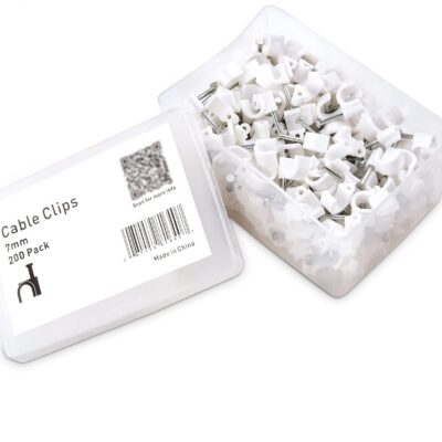 Plastic PVC Tower Clip 10mm 100pcs/Box