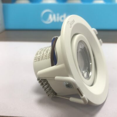 Midea 9W LED Spotlight Input Voltage – 220-240VAC ~50/60hz 6500K