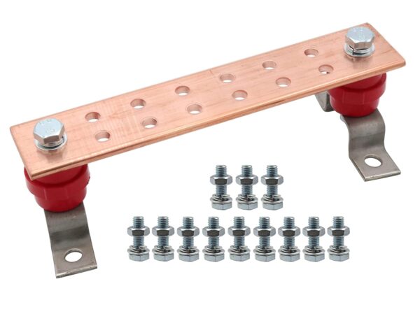 Earth Grounding Bar - 20 Way Complete with Insulators - Image 3