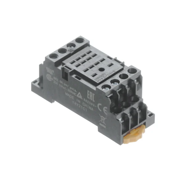 Omron Relay Socket, DIN rail/surface mounting, 14-pin, screw terminals (standard) - Image 3