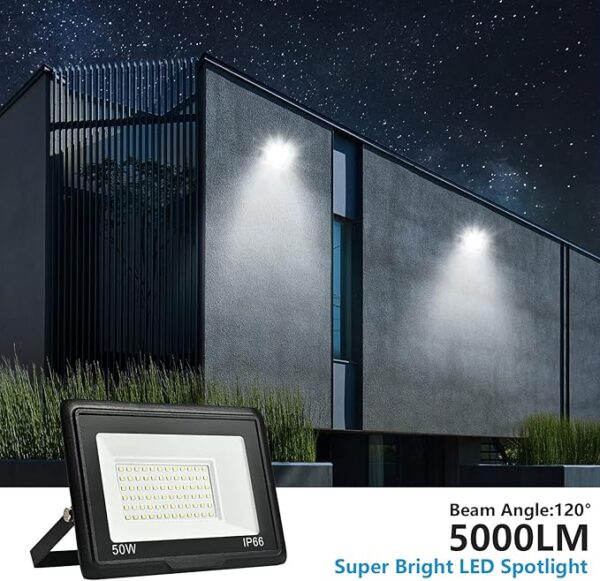 LED Flood Light 100W Input Voltage – 220-240VAC ~50/60hz 6500K - Image 4