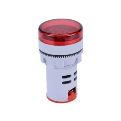 Pilot Lamp with Voltage Display Indicator Lamp RED 220VAC