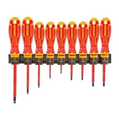 Ingco – HKISD0908 9 PCS Electrical Insulated Screwdriver Set