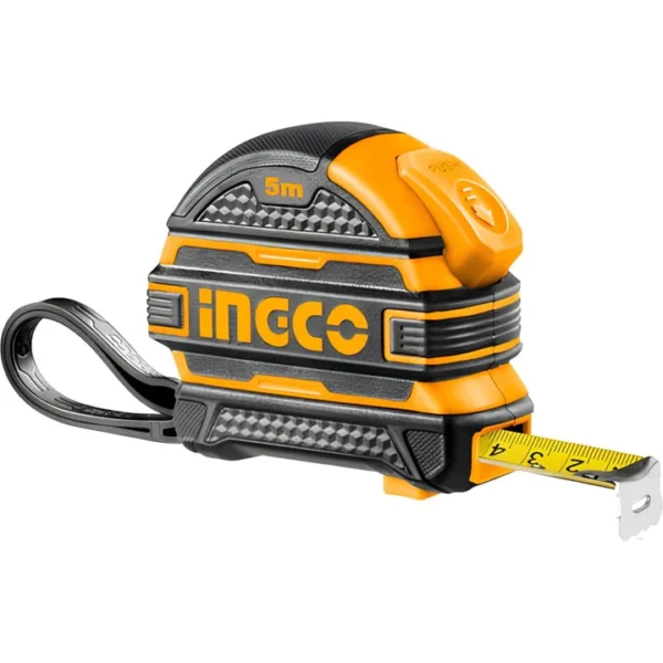 Ingco Steel Measuring Tape HSMT39519 - Steel measuring tape. Length & width:5mx19mm. With metric and inch.