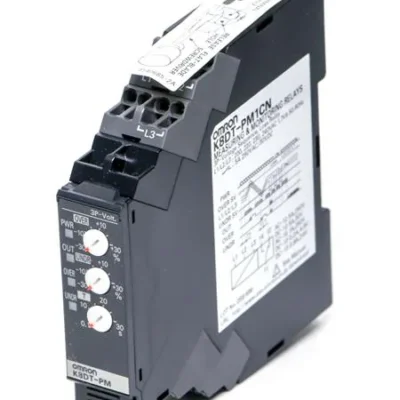 Omron Monitoring relay 17.5mm wide, Single phase over or under voltage 1 to 150 V AC /DC, 1 x SPDT, 100-240 VAC – K8DT-VS2CA