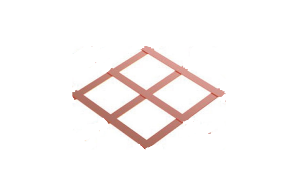 Pure Copper Earth Mat 350x350x3mm – Lattice Copper Earth