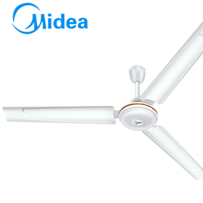 56″ Long Blade White Ceiling Fan 220V – 3 Blades, Brand : Midea