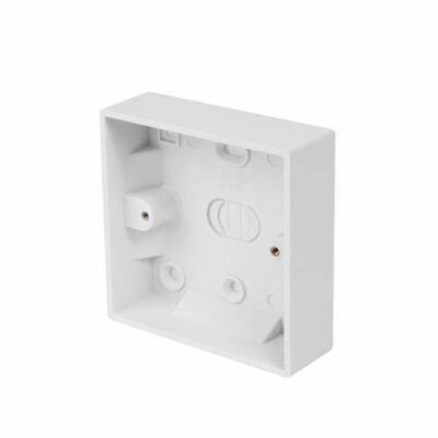 3″×3″- Electrical PVC Plastic Pattress Box – Switch Box – Socket Box