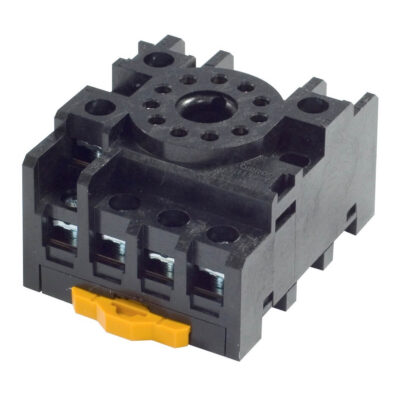 Omron Relay Socket, DIN rail/surface mounting, 11-pin, screw terminals (standard)